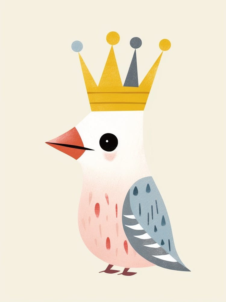 Little Cockatoo 2 Wearing A Crown