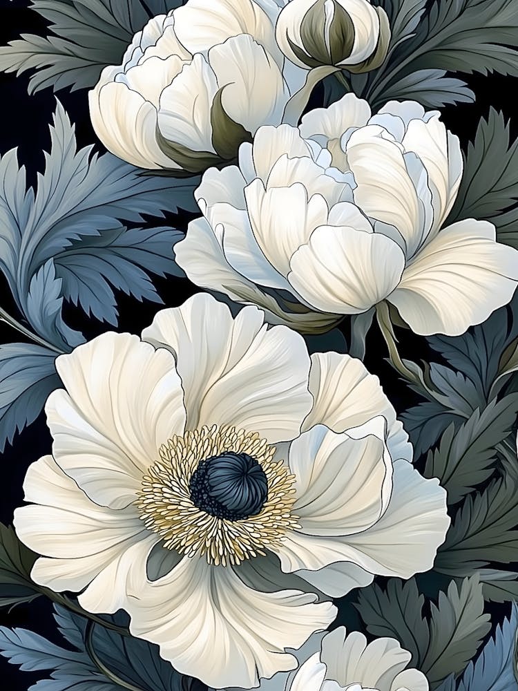 White Anemones 1