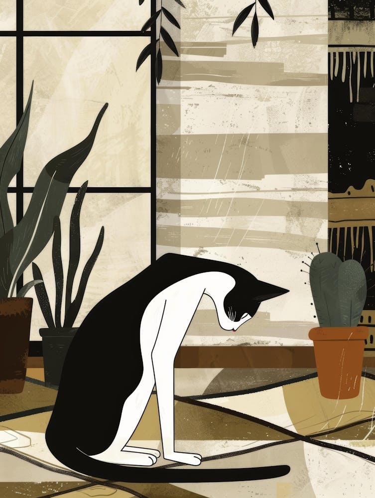 Cat On The Floor