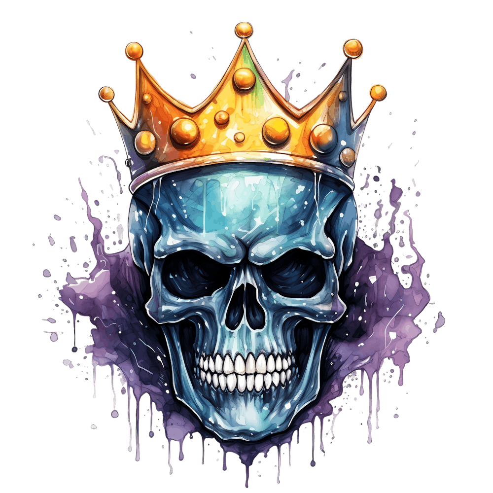 Skull With Crown