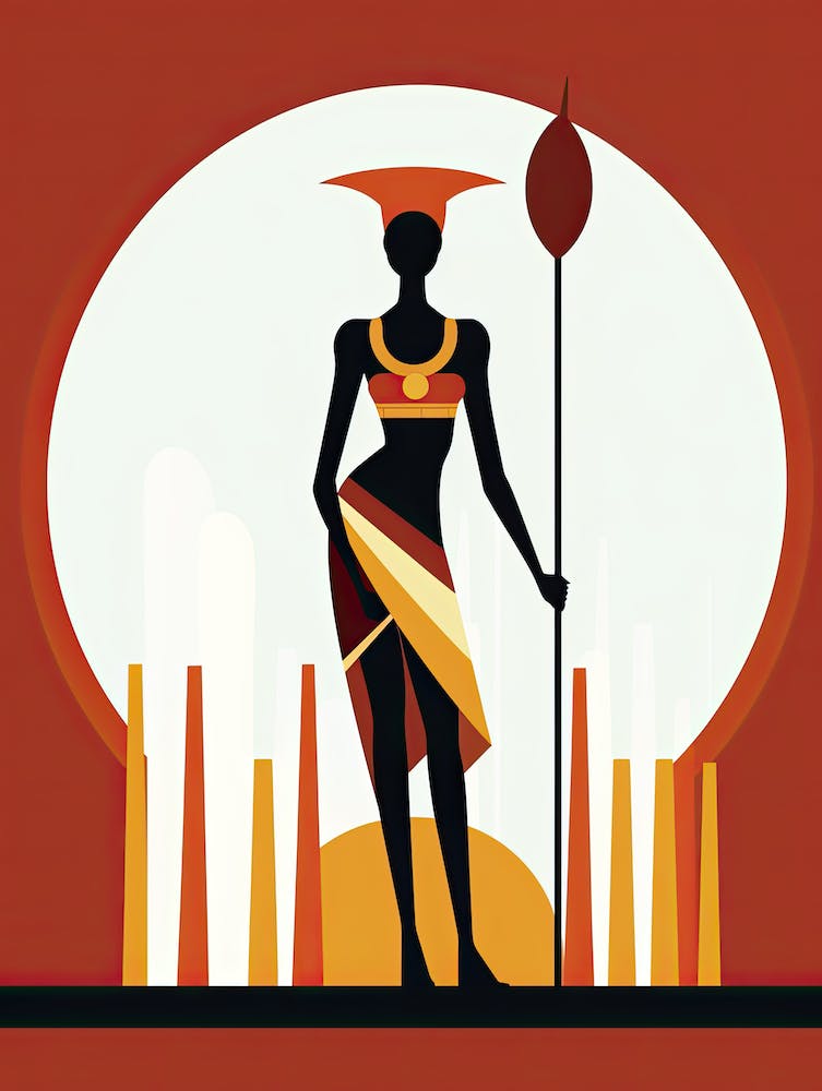 Minimalist Impressions: African Tribe Unveiled