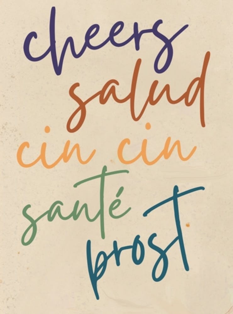 Cheers Salad Cin Santa