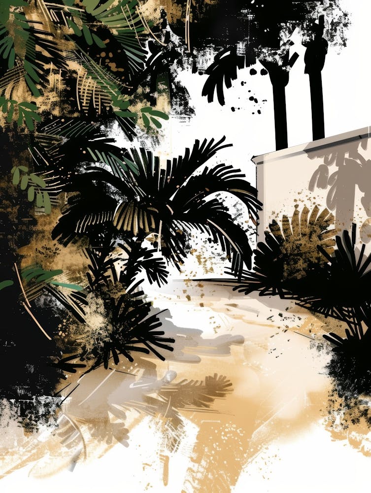 Illustration Of A Palm Tree