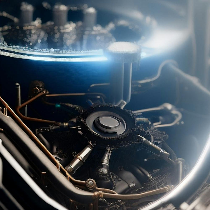 Close Up Of A Car Engine