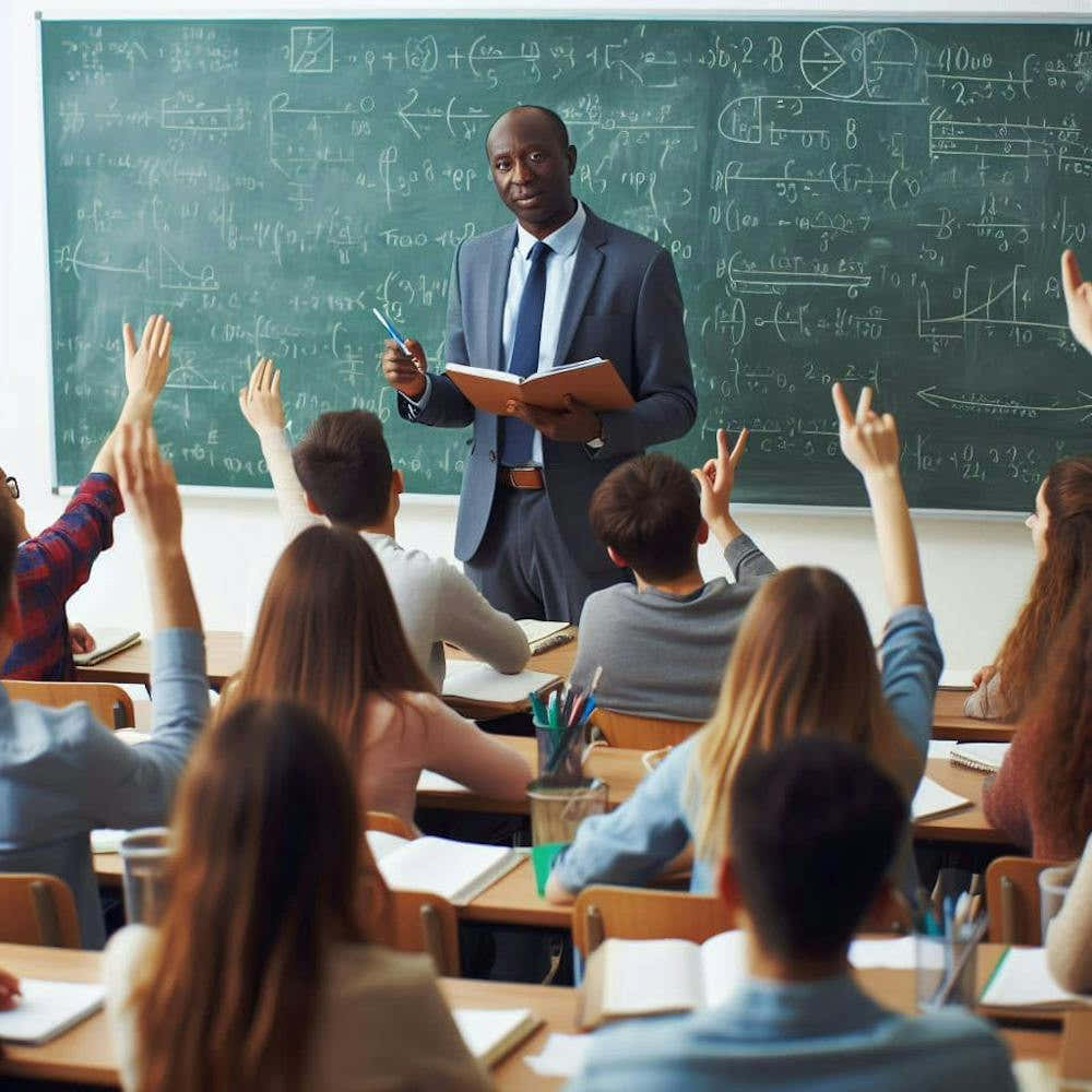Teacher In Classroom With Students