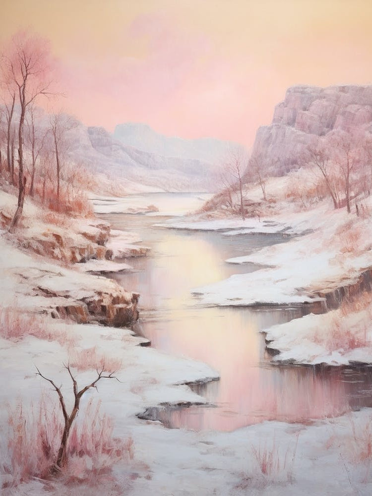 Dreamy Winter Painting Pribaikalsky National Park Russia 1