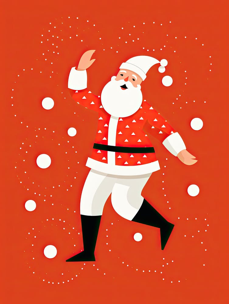 Santa Claus Dancing, Christmas 1
