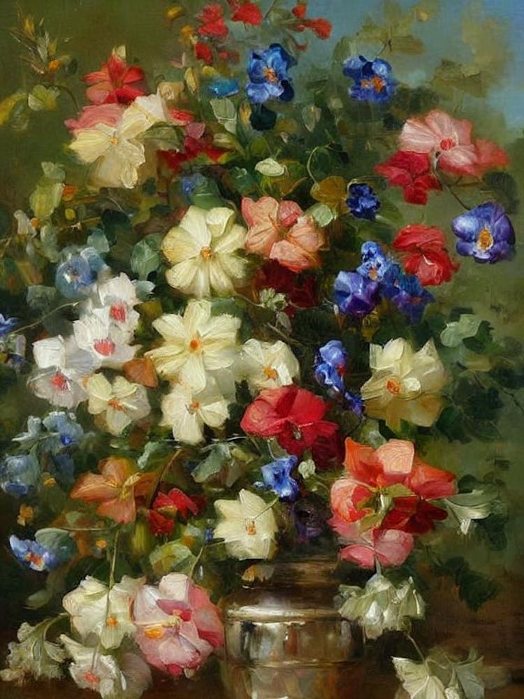 Morning Glory Painting 3 Flower