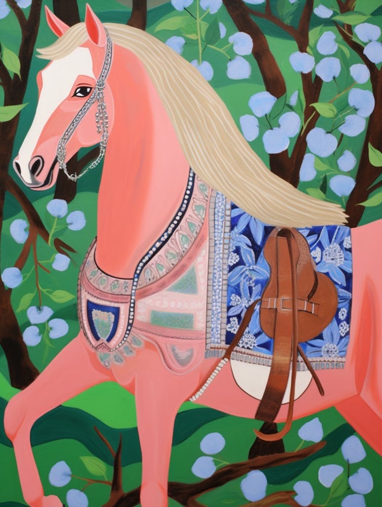 Maximalist Animal Painting Horse 5