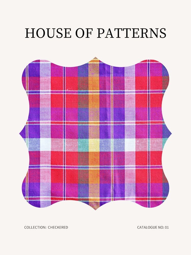 Checkered Pattern Poster 1