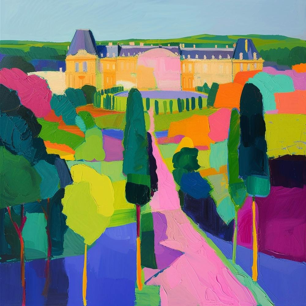 Colourful Gardens Park Of The Palace Of Versailles France 3