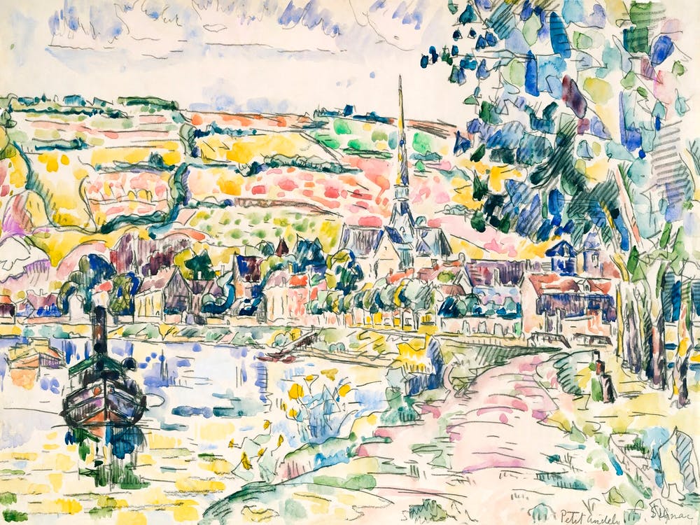 Petit Andely The River Bank (1920 1929), Paul Signac