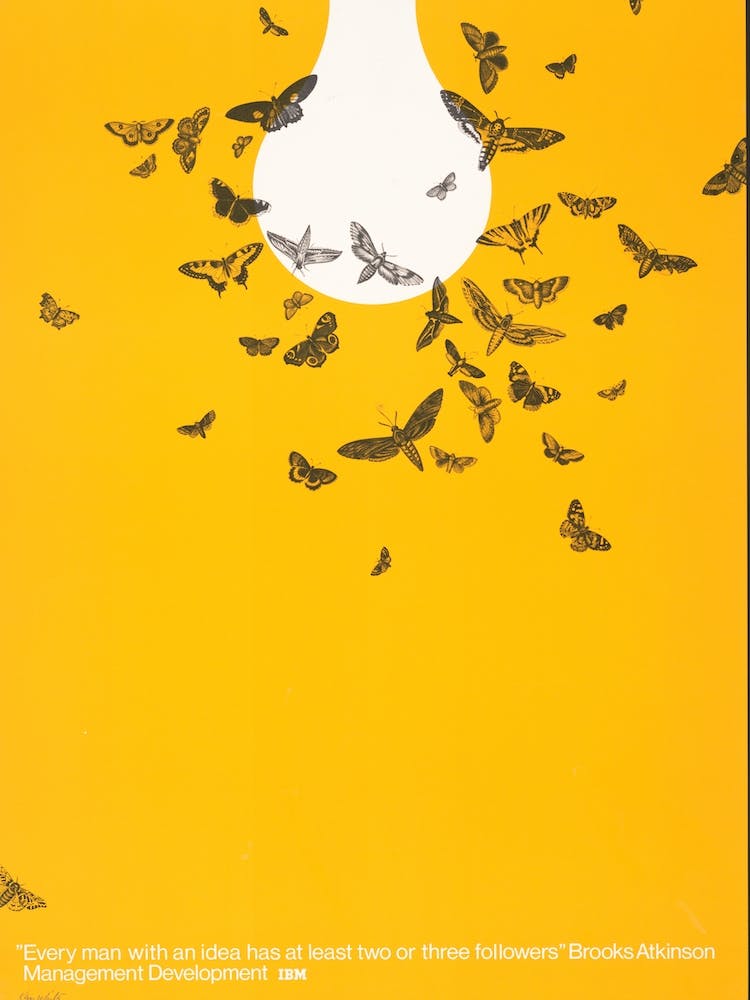 Every Man Ibm Vintage Poster