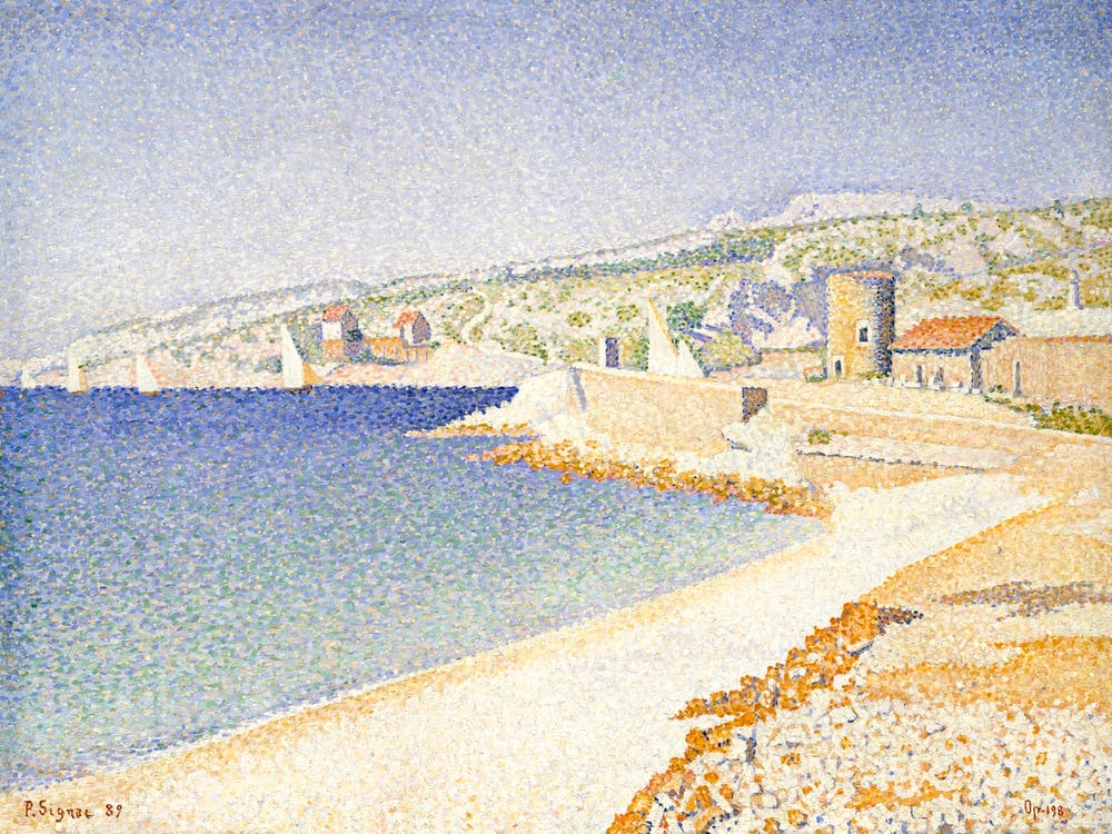 The Jetty At Cassis, Opus 198 (1889), Paul Signac