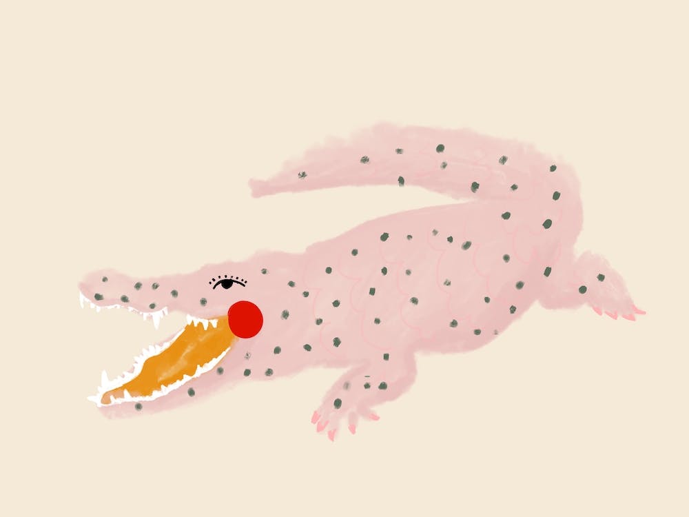 Pink Crocodile