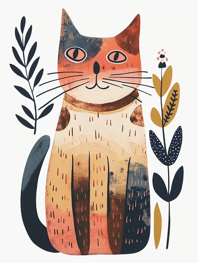 Ragapur Cat Clipart Illustration 3