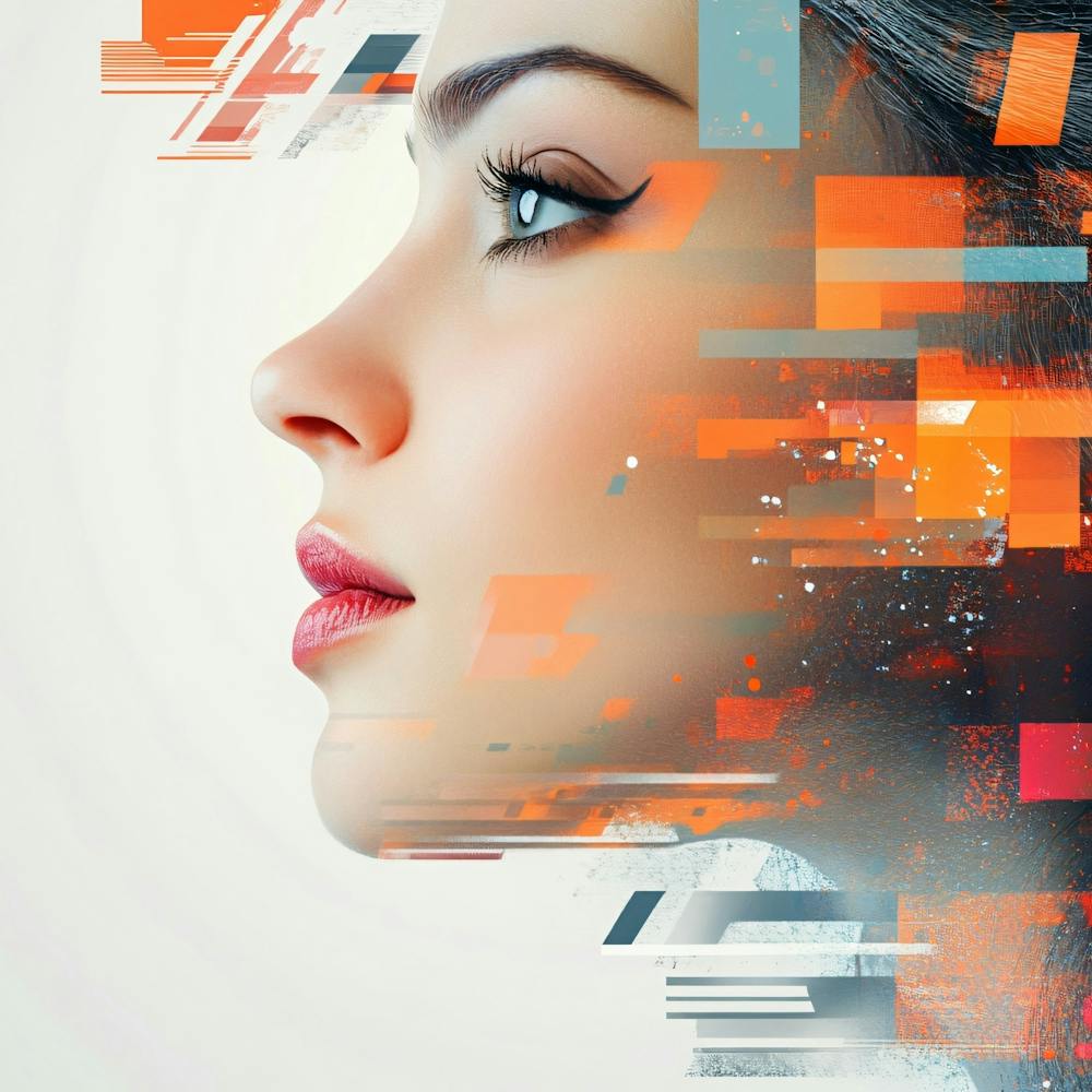 Abstract Portrait Of A Woman 17