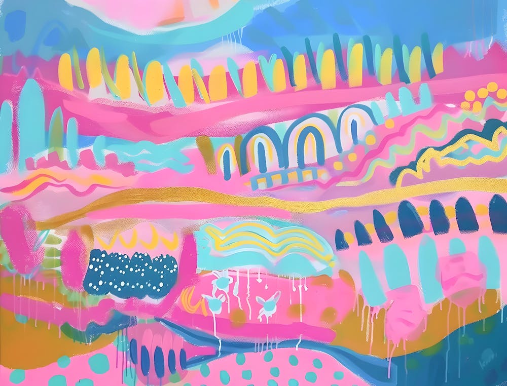Pink Landscape