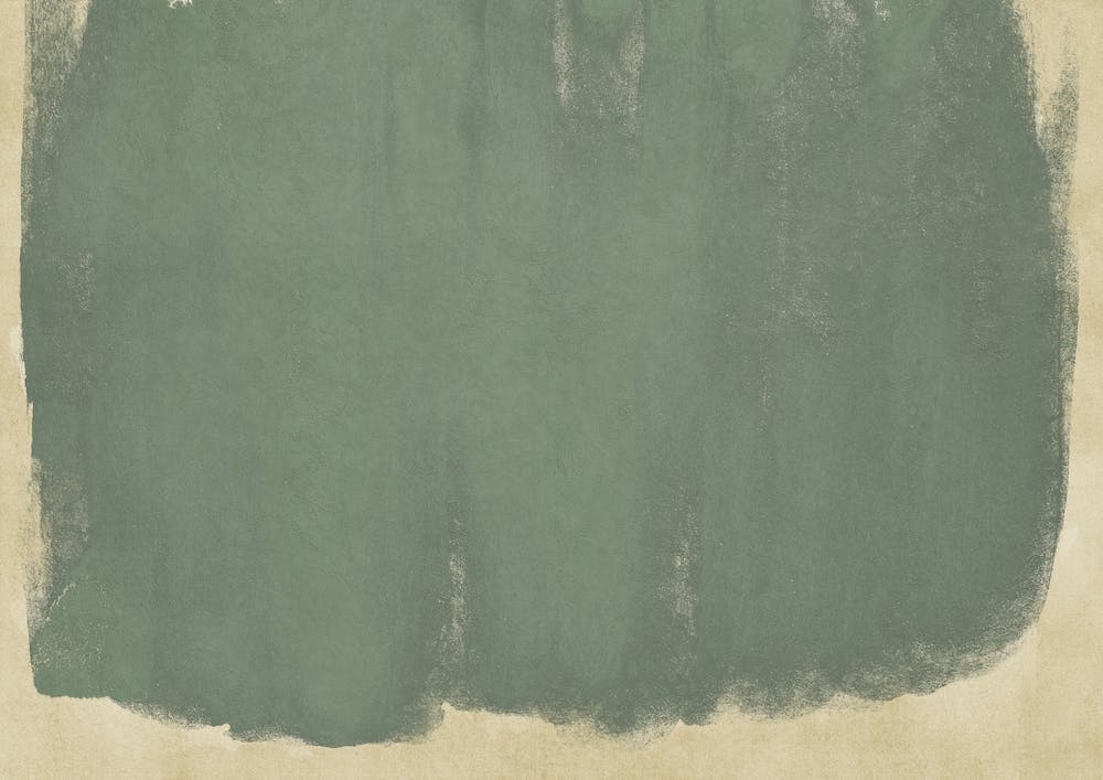 Minimal Abstract Green Colorfield Painting 1