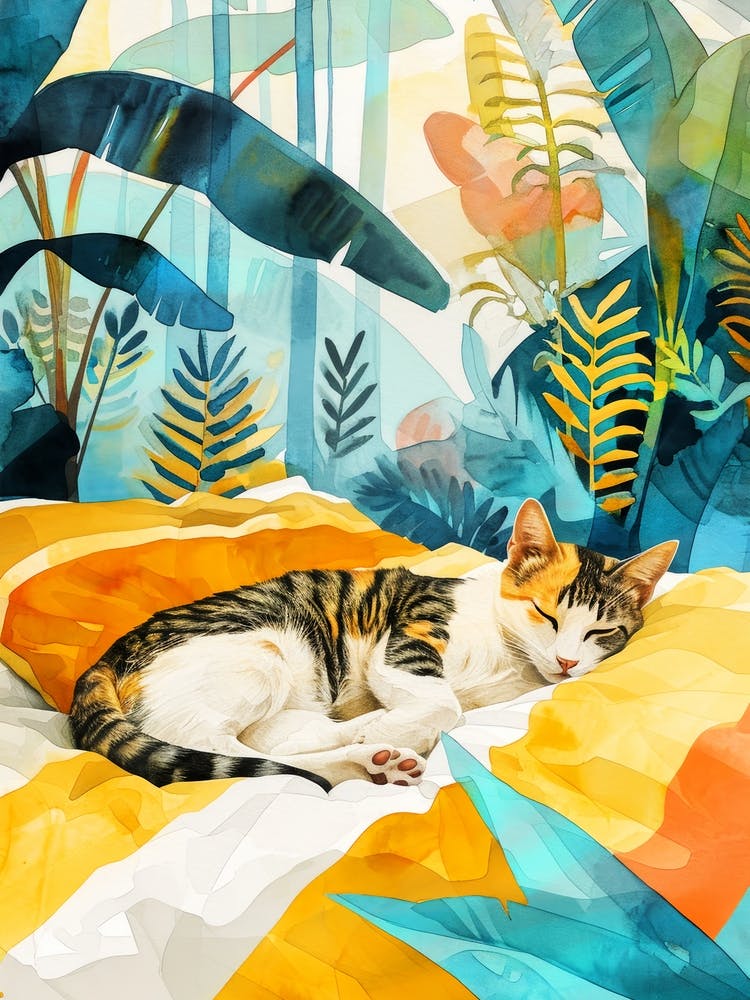 Cat In The Jungle animal Cat's life 1