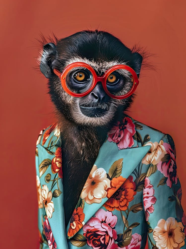 Floral Finesse Primate