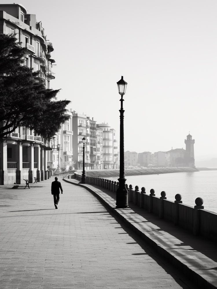 Santander, Spain, Black And White Analogue Photography 3