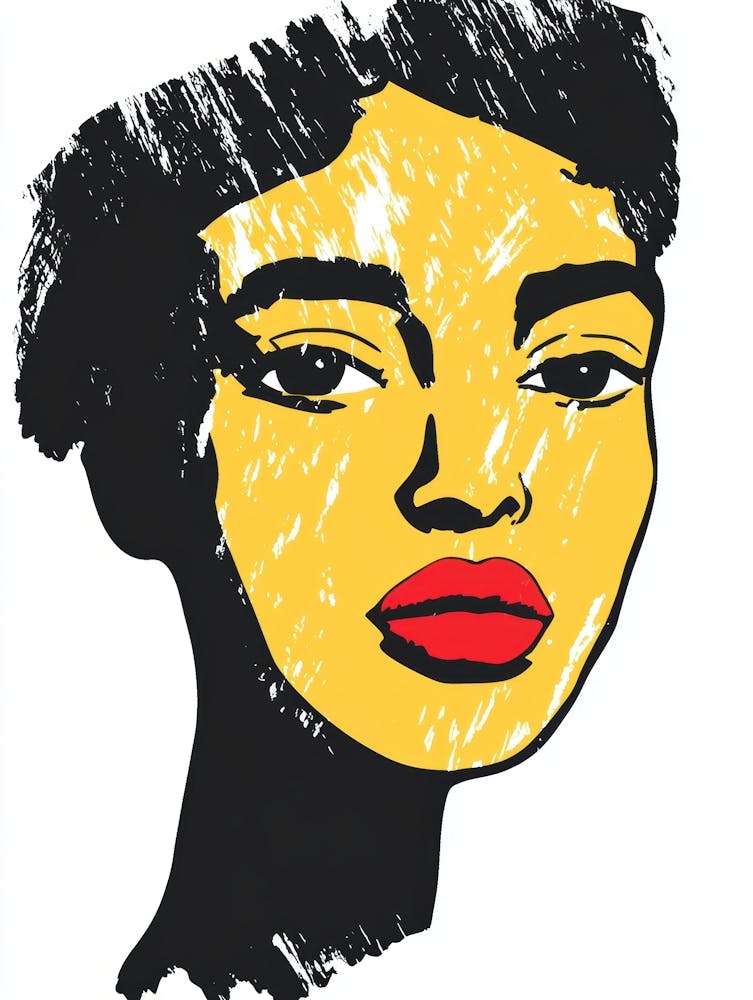 African American Woman'S Face