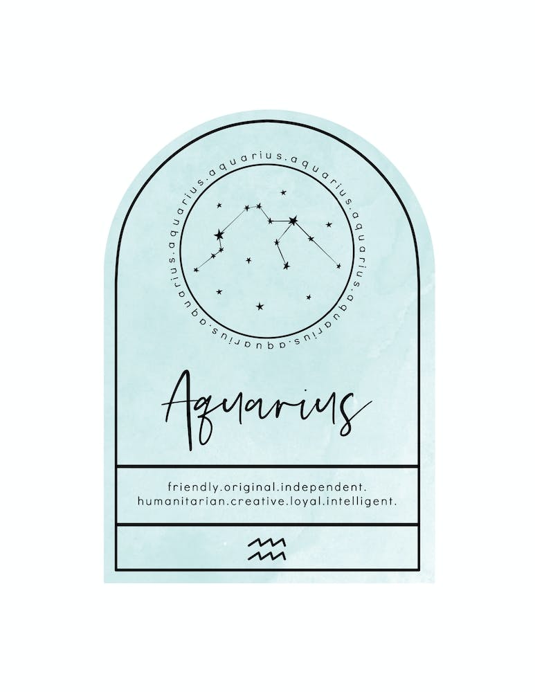 Aquarius Zodiac Sign 1