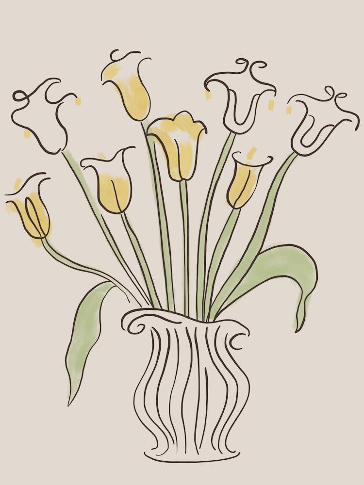 Tulips In A Vase 2