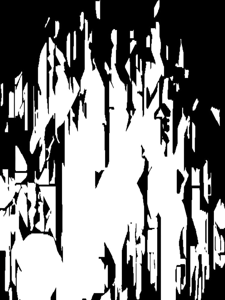 Abstract Black And White by F Parrish 2023