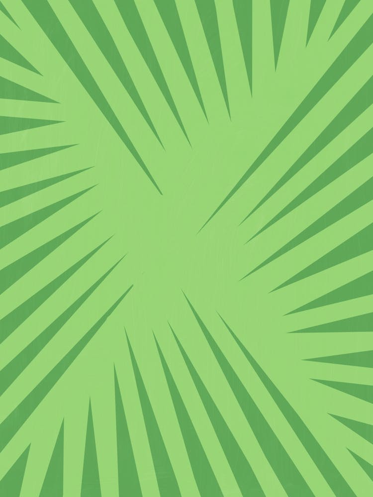 Abstract Green palm leave