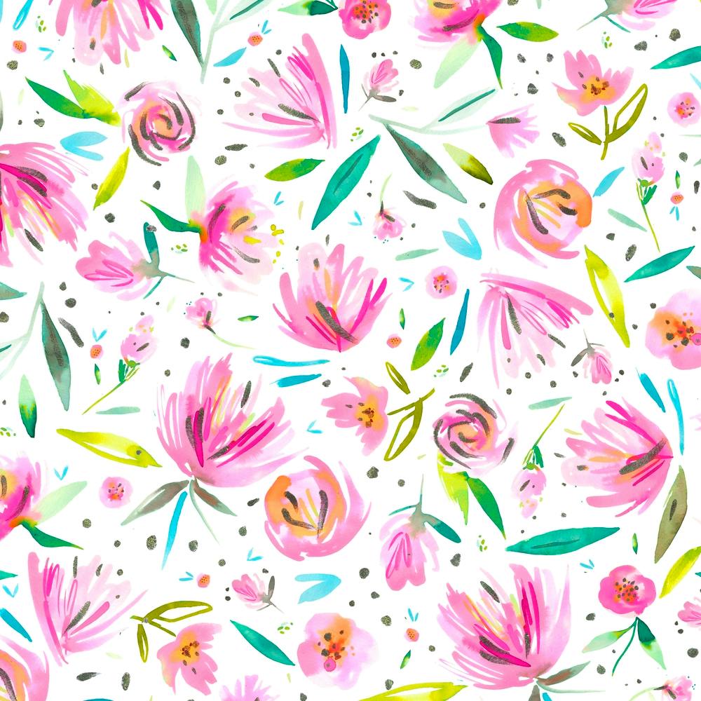 Peonies Pink Square