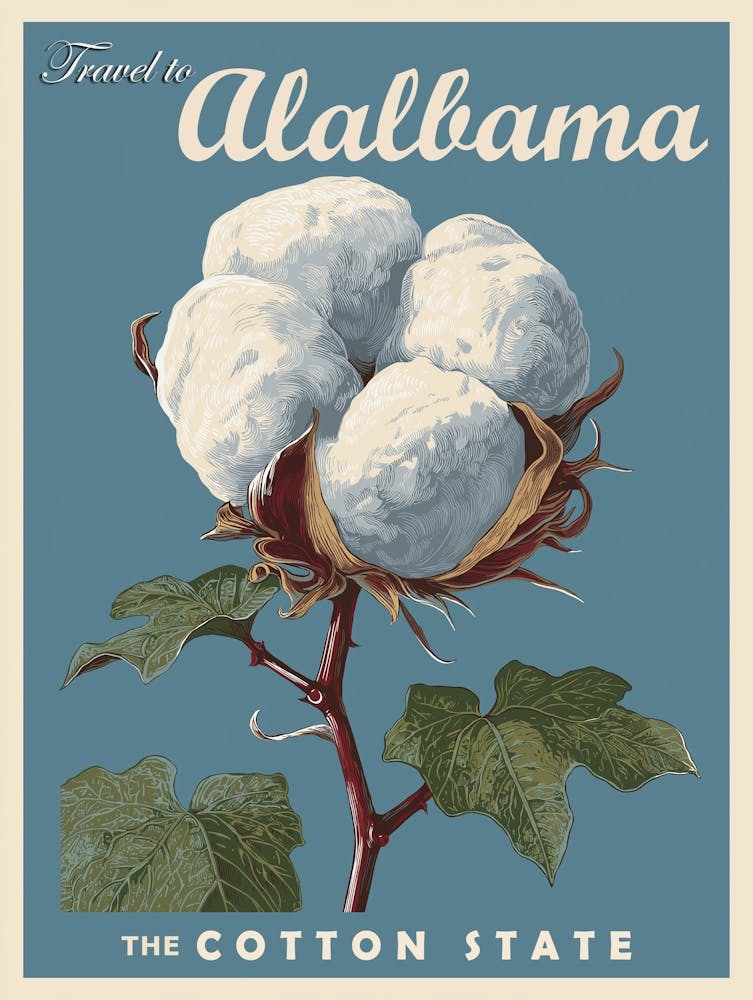 Alabama – Vintage Cotton State