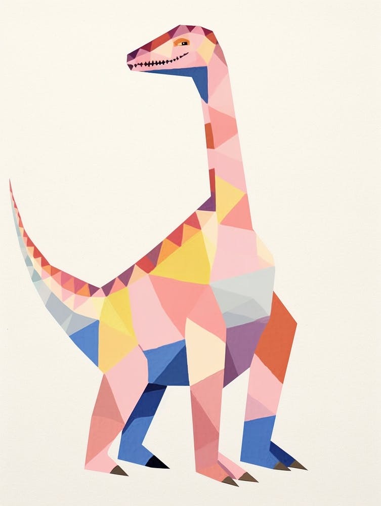 Nursery Dinosaur Art Dromaeosaurus 3