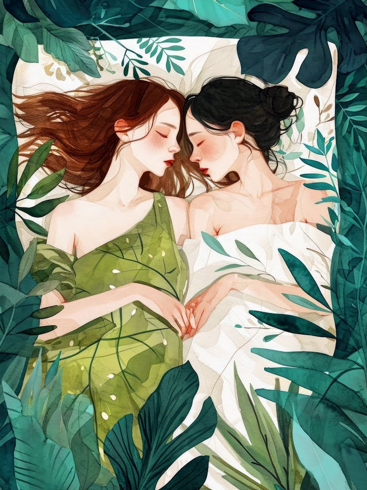 Two Girls In Bed