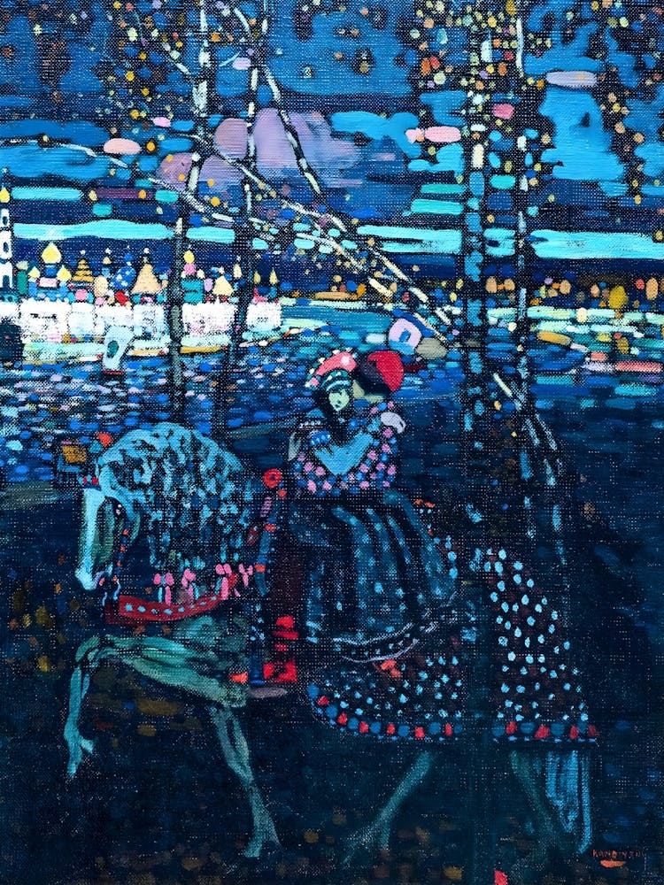 Wassily Kandinsky Night In The Park