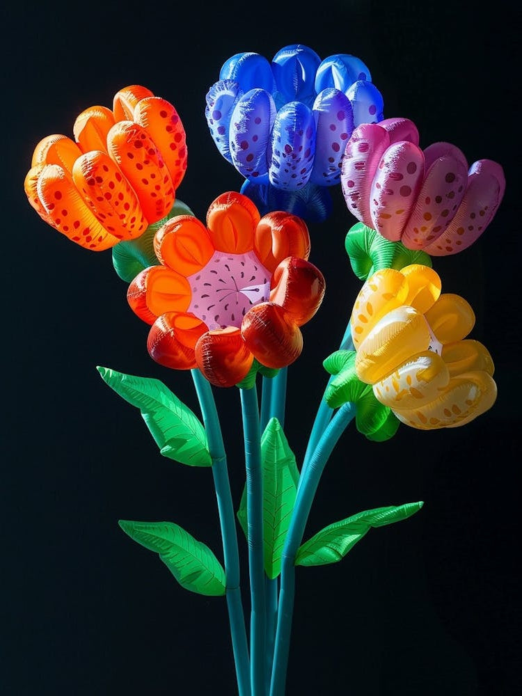 Bright Inflatable Flowers Scabiosa 2