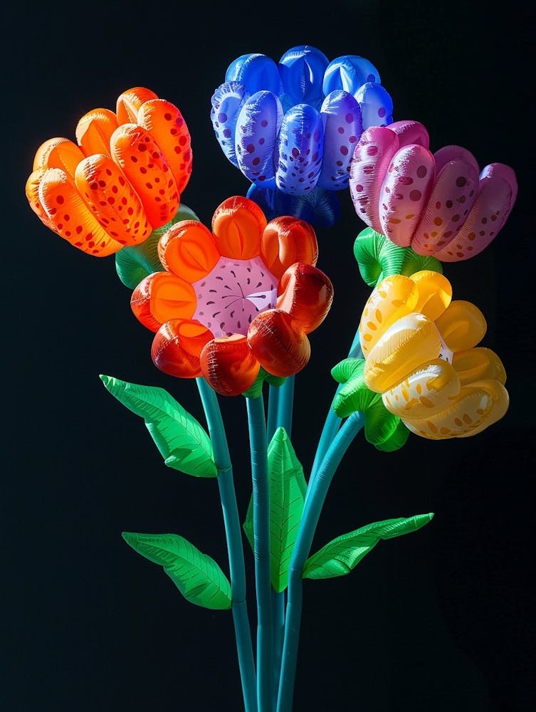 Bright Inflatable Flowers Scabiosa 2