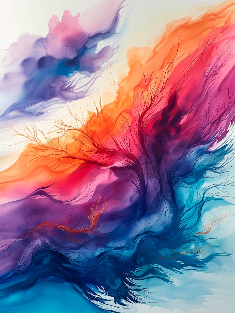 Abstract Gentle Wind