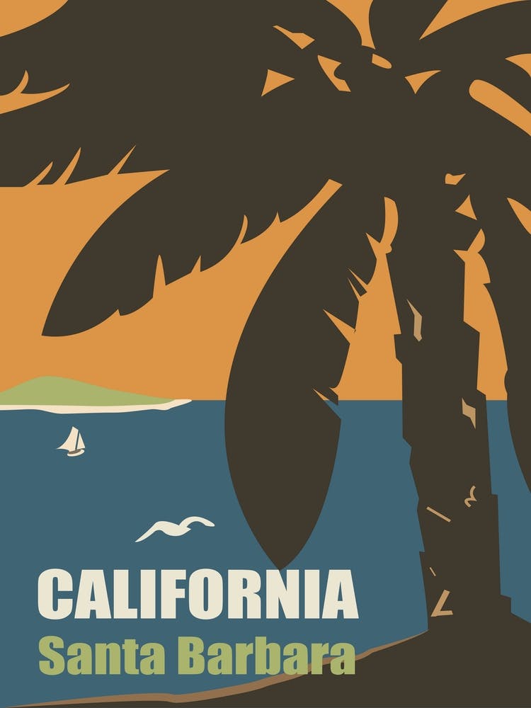 California, Santa Barbara Coast