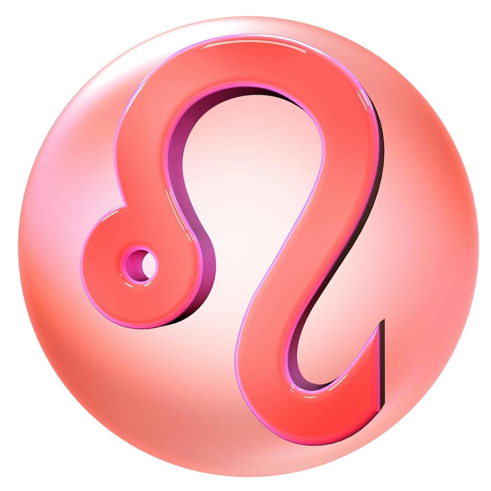 Zodiac Coloured Sign Leo