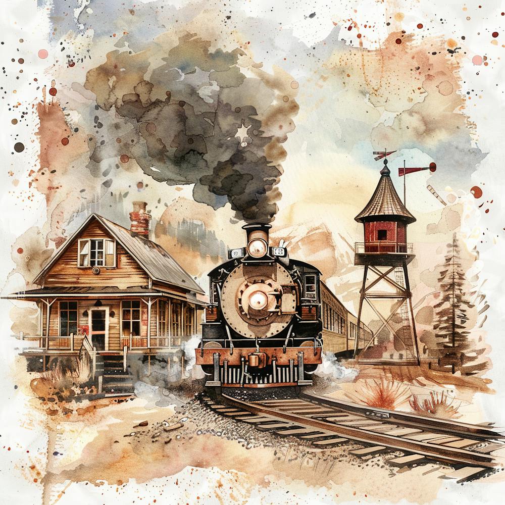 Vintage Steam Train