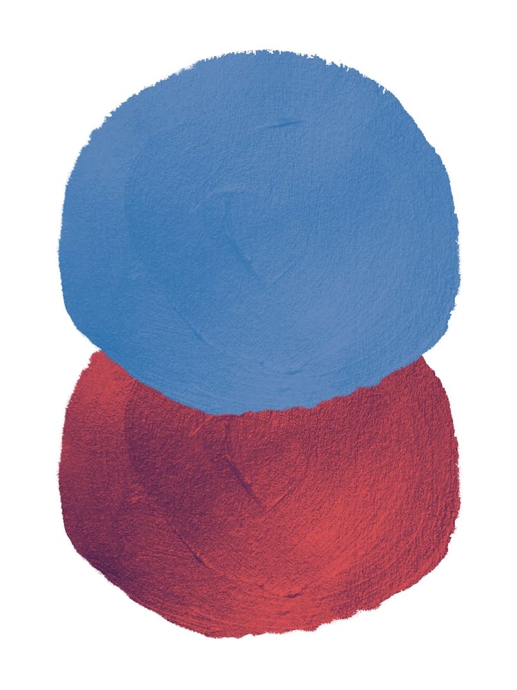 Red And Indigo Circles