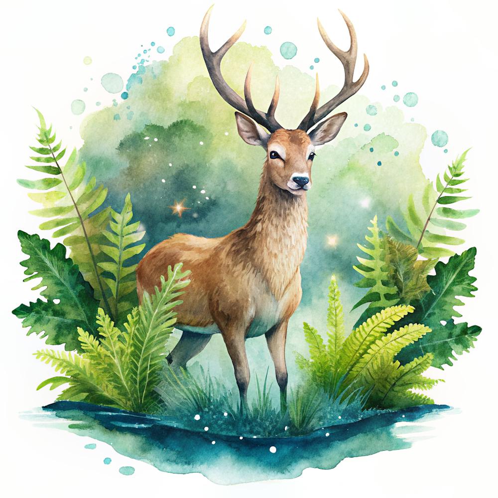 Deer In The Forest