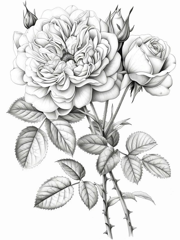 Roses Sketch 12