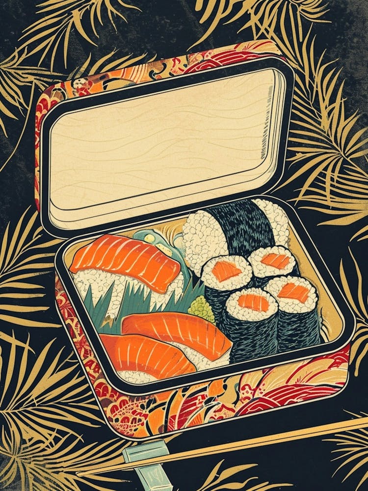 Art Deco Inspired Bento Box 1