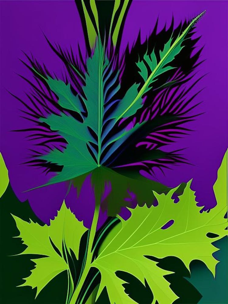 Thistle Leaf Vibrant Inspired 3