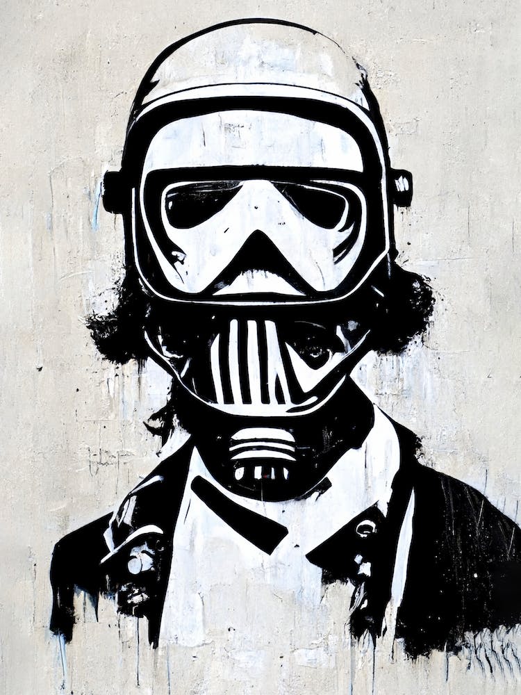 Clone Stencil Graffiti Street Art