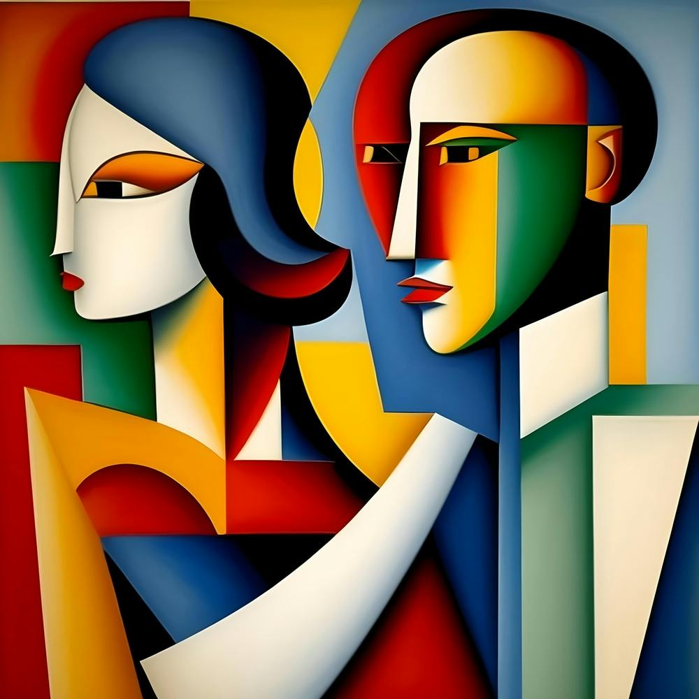 Couple Of Lovers Plastic art