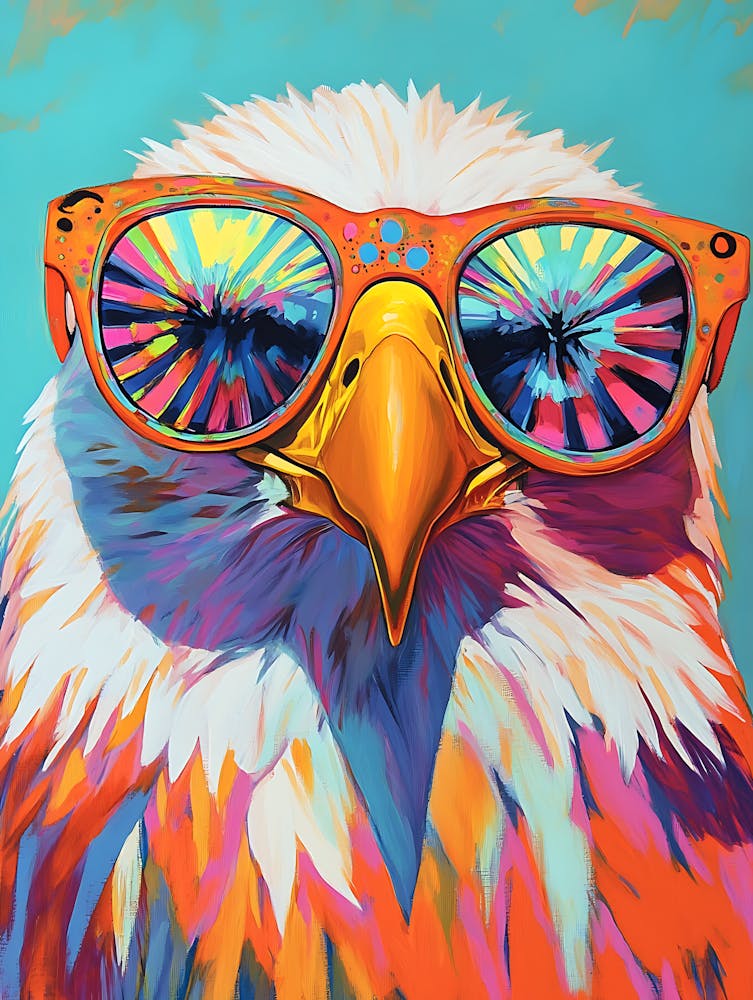Eagle With Sunglasses 17